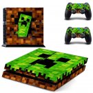 Minecraft decal skin sticker for PS4 console and controllers