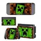 Minecraft decal skin sticker for Nintendo Switch console and controllers