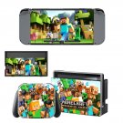 Minecraft decal skin sticker for Nintendo Switch console and controllers