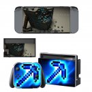 Minecraft decal skin sticker for Nintendo Switch console and controllers