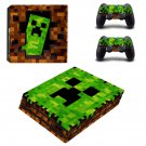 Minecraft decal skin sticker for PS4 Pro console and controllers