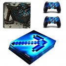 Minecraft decal skin sticker for PS4 Pro console and controllers