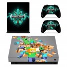 Minecraft decal skin sticker for Xbox One X console and controllers