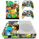 Minecraft decal skin sticker for Xbox One S console and controllers