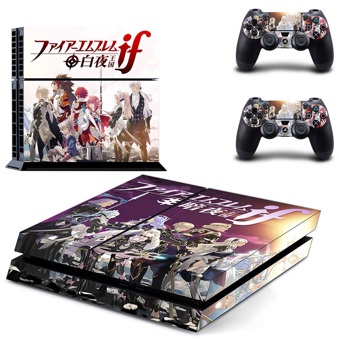 Fire emblem fates birthright decal skin sticker for PS4 console and controllers