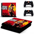 Reddead Redemption 2 decal skin sticker for PS4 console and controllers