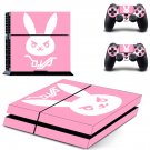 Overwatch Dva decal skin sticker for PS4 console and controllers