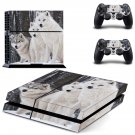 Wolves decal skin sticker for PS4 console and controllers