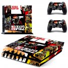 Reddead Redemption 2 decal skin sticker for PS4 console and controllers