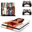 Grand theft Auto 5 decal skin sticker for PS4 console and controllers