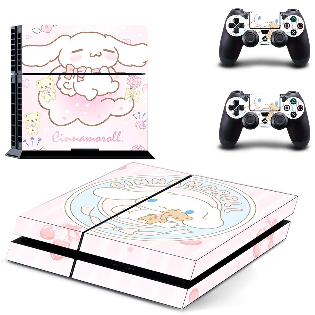 Cinnamoroll decal skin sticker for PS4 console and controllers