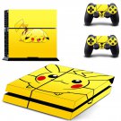 Pokemon Pikachu decal skin sticker for PS4 console and controllers