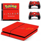 Pokemon evolution decal skin sticker for PS4 console and controllers
