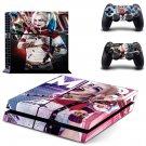 Harley Quinn decal skin sticker for PS4 console and controllers