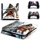 Assassin's Creed jack flag decal skin sticker for PS4 console and controllers