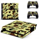 Camouflage decal skin sticker for PS4 console and controllers