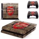 Arsenal decal skin sticker for PS4 console and controllers