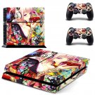 Colorful Anime decal skin sticker for PS4 console and controllers