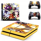 Naruto decal skin sticker for PS4 console and controllers