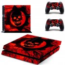 Gears of War 3 decal skin sticker for PS4 console and controllers