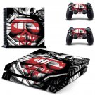 Ultra HD superman  decal skin sticker for PS4 console and controllers