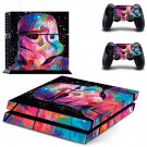 Stormtrooper decal skin sticker for PS4 console and controllers