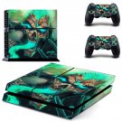 Edgy skeleton meme decal skin sticker for PS4 console and controllers