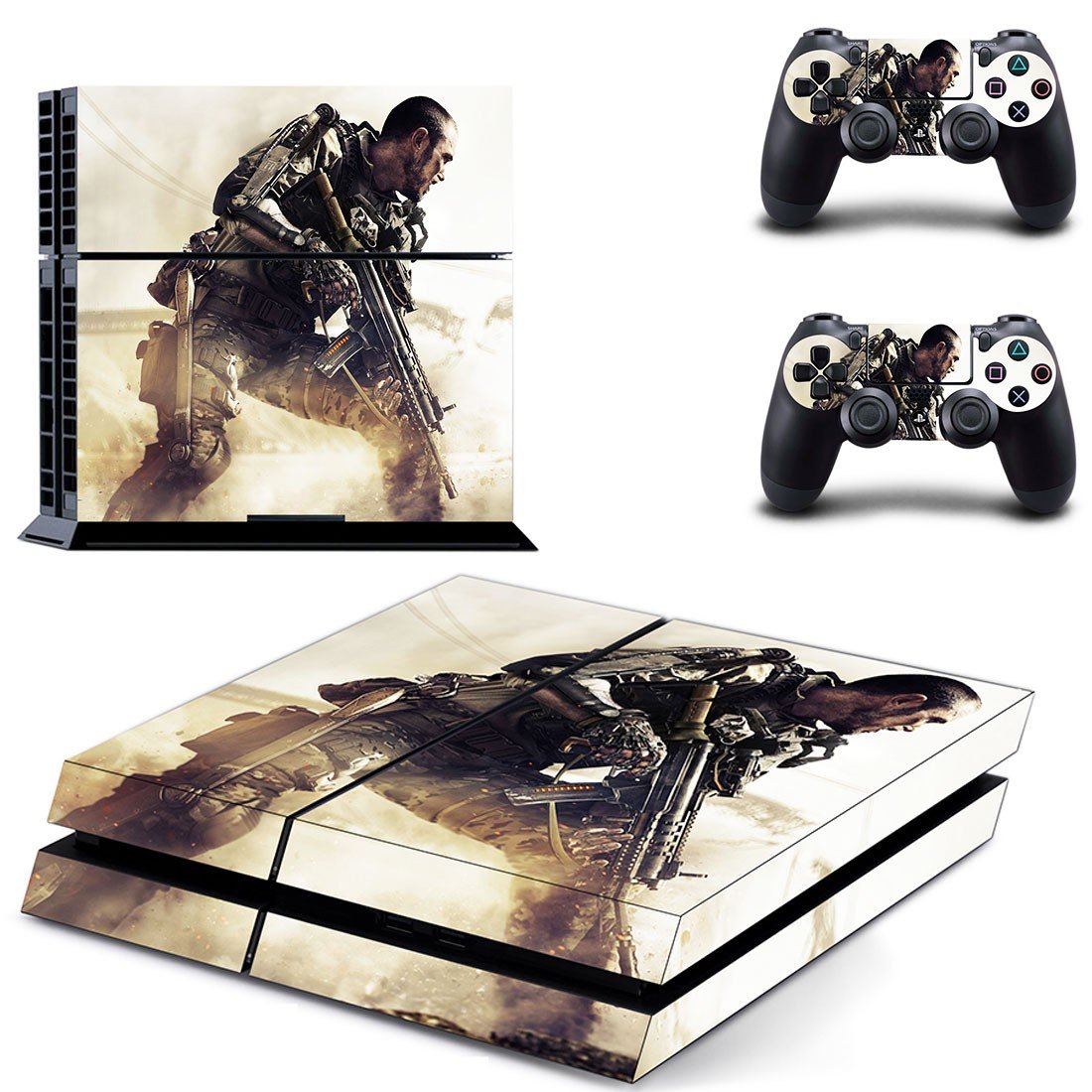 Advanced Warfare decal skin sticker for PS4 console and controllers