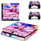No Game No Life decal skin sticker for PS4 console and controllers