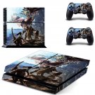 Monster Hunter World decal skin sticker for PS4 console and controllers