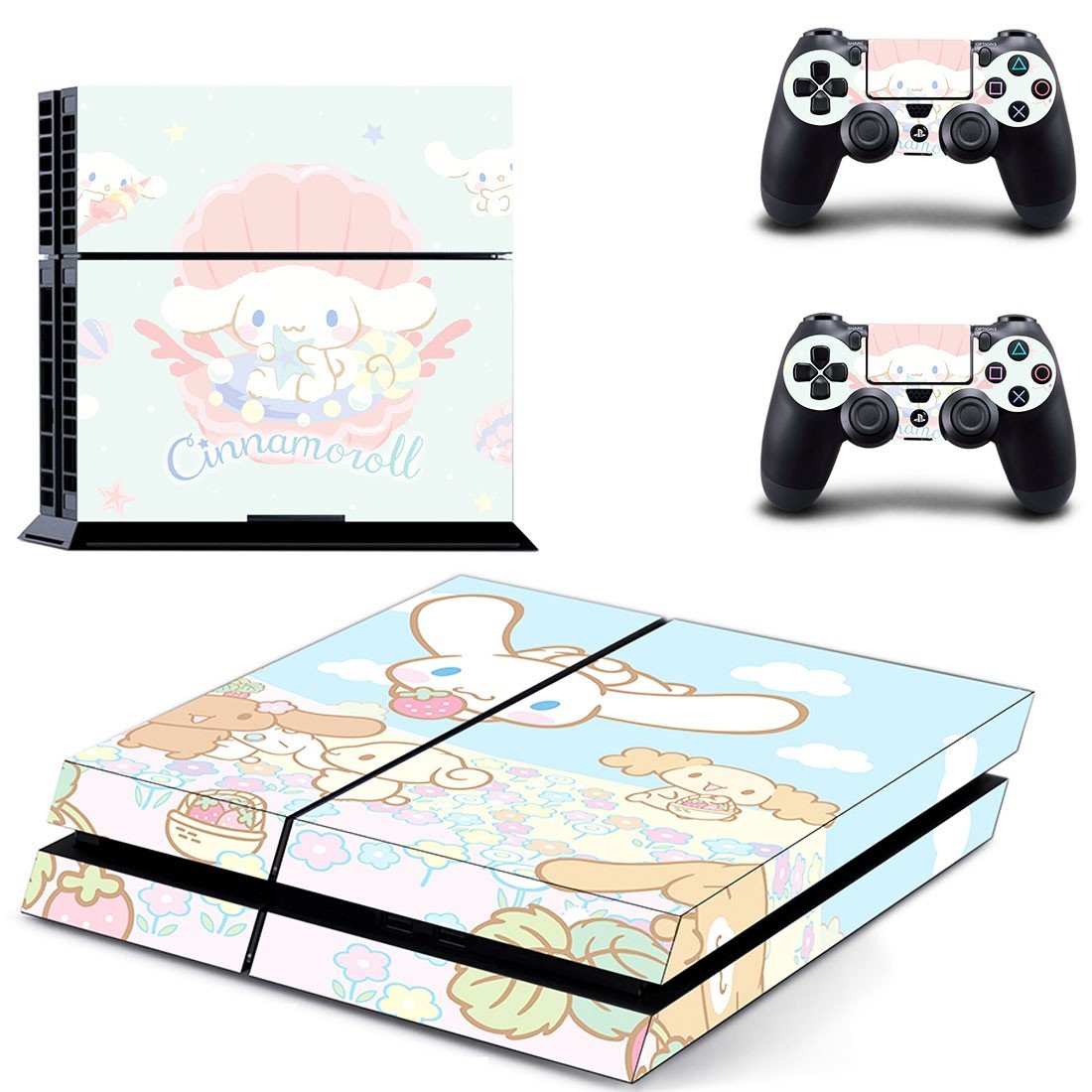 Cinnamoroll decal skin sticker for PS4 console and controllers