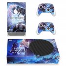 MHW Iceborne decal skin sticker for Xbox Series S console with controllers