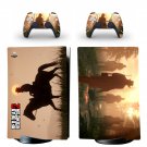 Red Dead Redemption 2 decal skin for PS5 digital Console with 2 Controllers