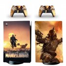 The Mandalorian decal skin for PS5 digital Console with 2 Controllers