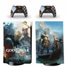 God of War decal skin for PS5 digital Console with 2 Controllers