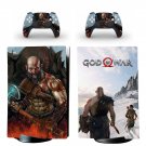 God of War decal skin for PS5 digital Console with 2 Controllers