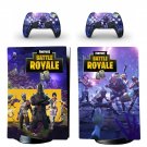 Fortnite Battle Royale decal skin for PS5 digital Console with 2 Controllers