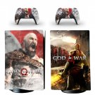 God of War decal skin for PS5 digital Console with 2 Controllers