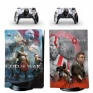 God of War decal skin for PS5 digital Console with 2 Controllers