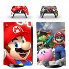 Super Mario decal skin for PS5 digital Console with 2 Controllers