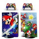 Super Mario decal skin for PS5 digital Console with 2 Controllers