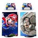 Super Mario decal skin for PS5 digital Console with 2 Controllers