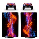 Digital Texture decal skin for PS5 digital Console with 2 Controllers