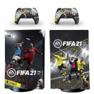FIFA 21 decal skin for PS5 digital Console with 2 Controllers