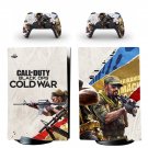 Black Ops Cold War decal skin for PS5 digital Console with 2 Controllers