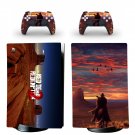 Red Dead Redemption 2 decal skin for PS5 digital Console with 2 Controllers