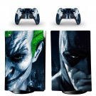 Joker Batman decal skin for PS5 digital Console with 2 Controllers