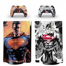 Superman decal skin for PS5 digital Console with 2 Controllers
