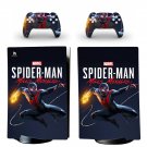 Spiderman decal skin for PS5 digital Console with 2 Controllers