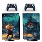 Assassin's Creed Valhalla decal skin for PS5 digital Console with 2 Controllers